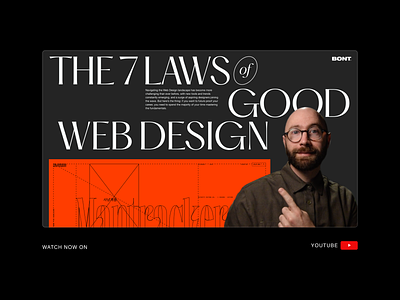 The 7 laws of Good Web Design 7 laws of good web design clean design landing layout minimal tutorial typography ui ux web design youtube