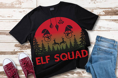 Elf squad christmas mug design