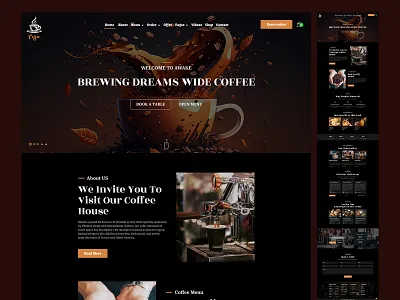 Coffee Shop Website UI Design barista baristalife cafe coffee coffeeaddict coffeeart coffeebreak coffeeholic coffeehouse coffeelife coffeelover coffeelovers coffeeshop coffeetime espresso instacoffee specialtycoffee ui design ux design ux research