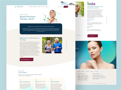 Paradise MedSpa & Wellness | Desktop design healthcare medspa website