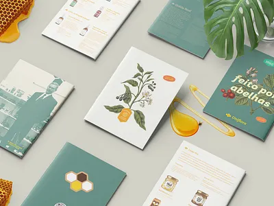 Uniflora Rebranding brand design brand identity branding branding design honey identity mel rebranding