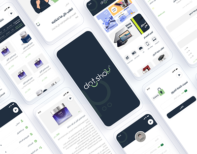 Dot Shop app design uiux