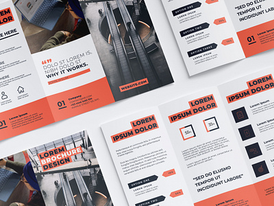 Brochure Flyer Design for an Agency agency bifold brochure brochure brochure design brochure template creative creativity design designer flyer design flyers layout minimal modern multipage brochure print print design trifold trifold brochure typography