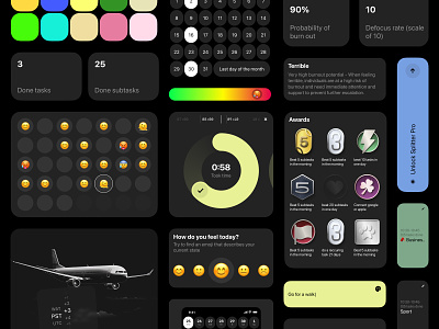 Splitter app UI kit app design ios mobile ui ui elements ui kit uidesign ux