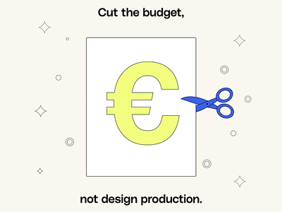 Budget Cut - Animated Ad ad advertisment after effects animated type animation creative design design agency elegant figma illustration instagram minimal motion design motion graphics nordic shapes simple social media typography