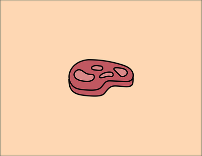Meat app branding design graphic design illustration logo typography ui ux vector