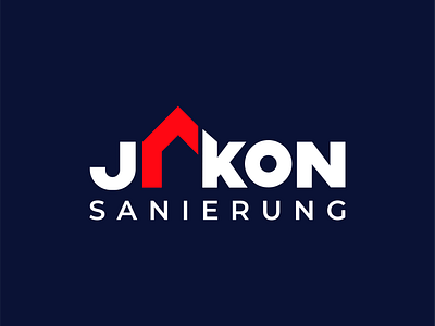 Jakon Sanierung Logo Design 3d branding business logo flat logo font logo graphic design logo logo design logo designer logo specialist minimal logo modern logo padel logo simple logo sports design text logo typography typography logo unique logo