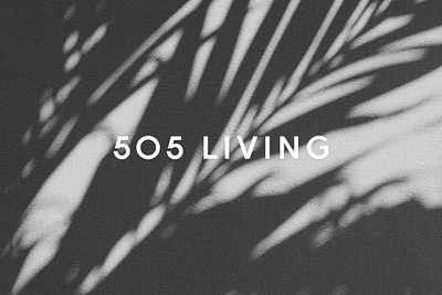 505 Living Certified Life Coach branding graphic design logo