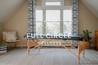 Full Circle Physical Therapy and Wellness Coaching brand identity branding geometric graphic design icon logo logo design minimal design wellness