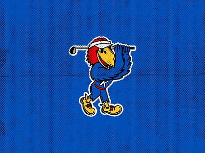 Vintage KU MASCOT ILLUSTRATION cartoon design digital art digital illustration female illustrator hand drawn illustration kansas mascot