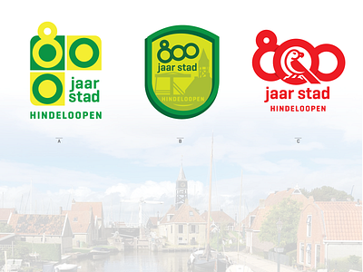 Hindeloopen 800 years branding city city rights design event logo graphic design hindeloopen icon illustration logo vector