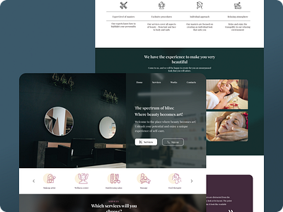 Beauty salon applatication branding courses design graphic design illustration it logo ui ux