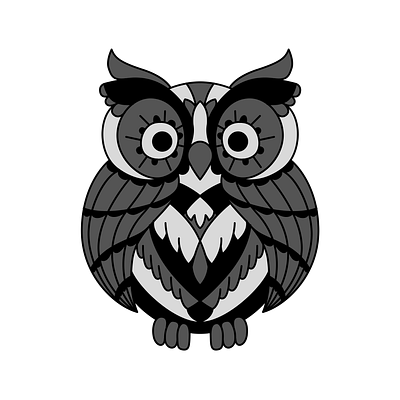 Illustration Owl branding design digital art graphic design illustration logo typography ui ux vector