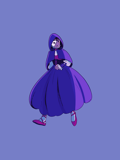 Princess Lavender comic illustration riso risograph