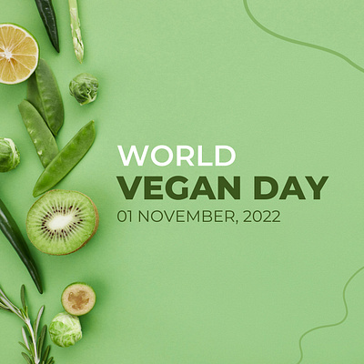 World vegan day branding design digital art graphic design illustration logo typography ux vector