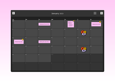 Design: Calendar calendar dailyui design ui uidesign