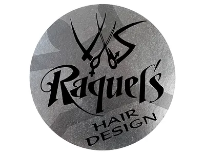 Raquel's Hair Design logo adobe illustrator adobe photoshop beautician branding design graphic design hair design hair stylist illustration logo logo design vector