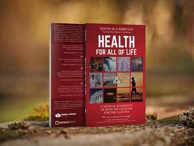 Health For All Of Life Book Cover book cover design book design cover design jason garwood print design