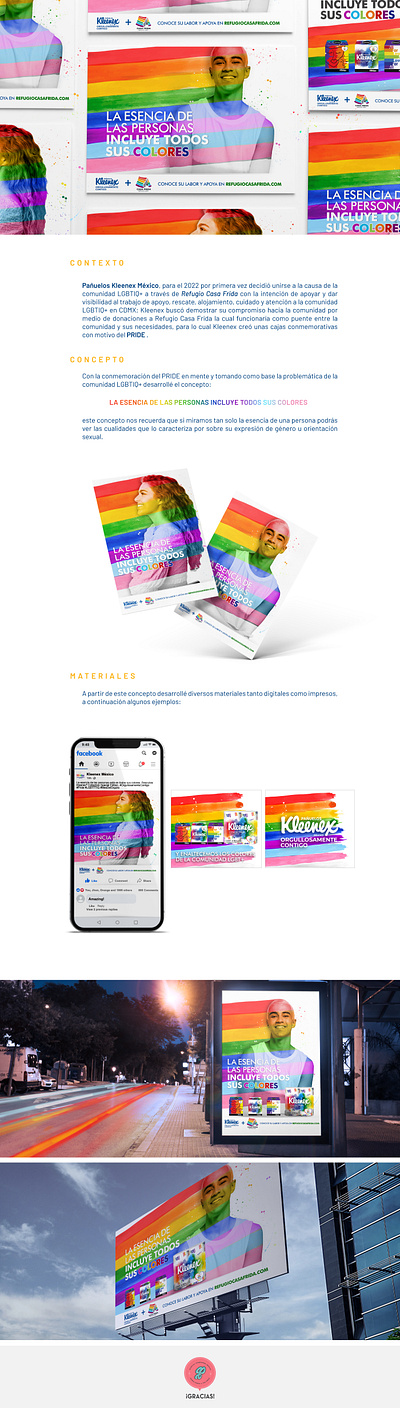 Pride Kleenex branding campaign communication concept design graphic design