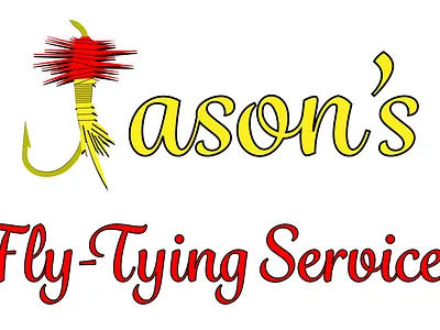 Logo for Jason's Fly-Tying Service adobe illustrator adobe photoshop branding design fisherman fishing fly tying graphic design illustration logo logo design lure small business tying vector