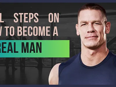 Become a real man Youtube thumbnail design designer graphic design thumb thumbnail designer youtube thumbnail