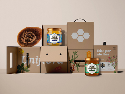 Uniflora Rebranding brand design brand identity branding branding design embalagem honey identity mel package packaging