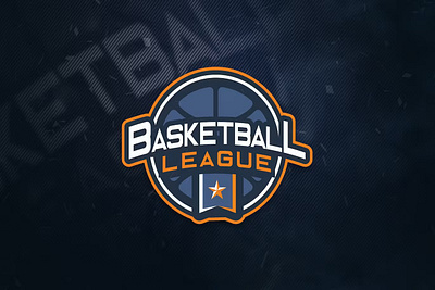 Basketball League Sports Logo basketball design game gaming graphic league logo logos sport tournament