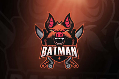 Batman Sport and Esports Logos batman design esport game gaming graphic logo logos mascot sport