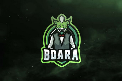 Boara Sport and Esports Logos boar creature design esport game gaming graphic logo logos sport