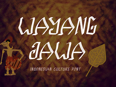 Wayang Jawa aksara jawa font asian font balinese indonesian culture indonesian font wayang wayang font