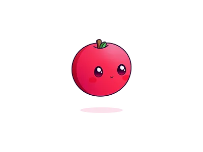 Day 143-365 Apple! apple cute design fruit kawaii vector