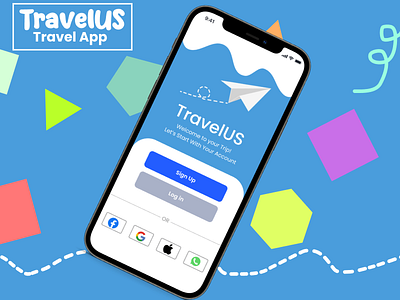TravelUS a travel application ui