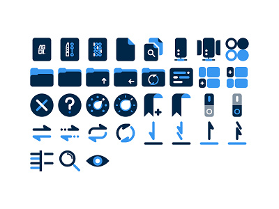FileZilla Iconography design flat graphic design icon iconography minimal ui ux