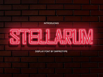 Stellarum font serif