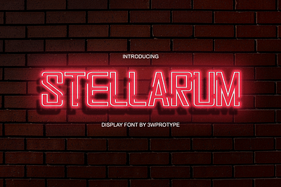 Stellarum font serif