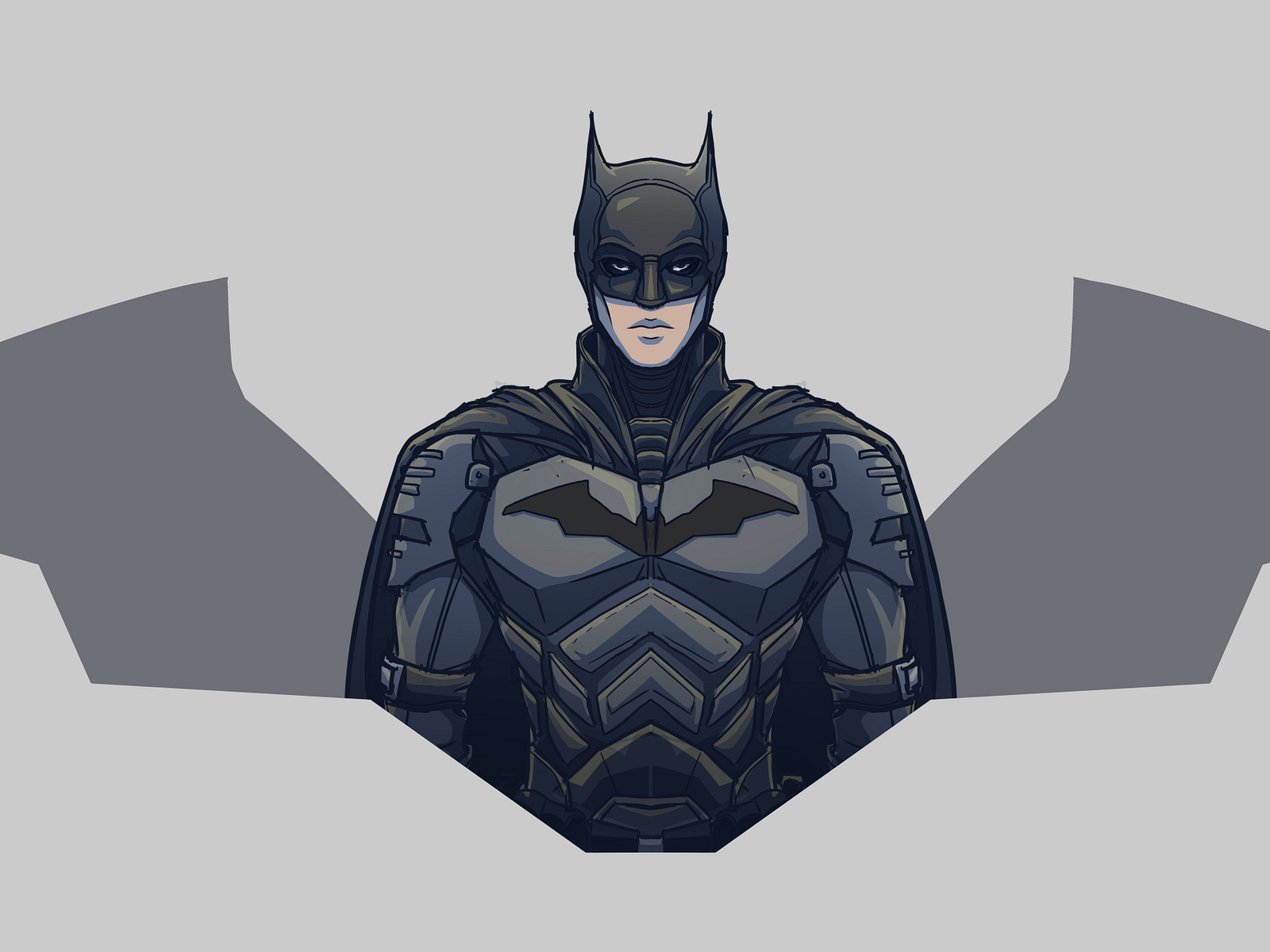 The batman fan art by Moqsh on Dribbble