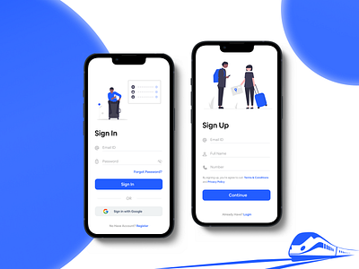 Two Fast - Travel Login App app design explore login sign in sign up travel travel app travelling trip app trip ui ui ux