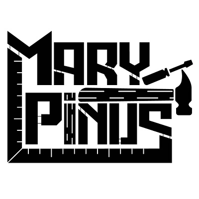 Treino de logo - Mary Pinus &+ graphic design identidade visual illustration logo logomarca vector visual identity