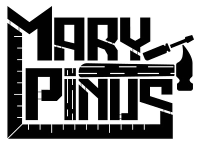 Treino de logo - Mary Pinus &+ graphic design identidade visual illustration logo logomarca vector visual identity