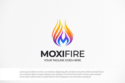 Fire (M Letter) Logo Template affordable logo affordable logo design element safety