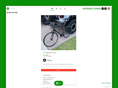 Sprocket Web Report Bttn Fix add bicycle bike button cycle fix inappropriate marketplace mia missing moderate moderation post red remove report requirements sell sprocket ux