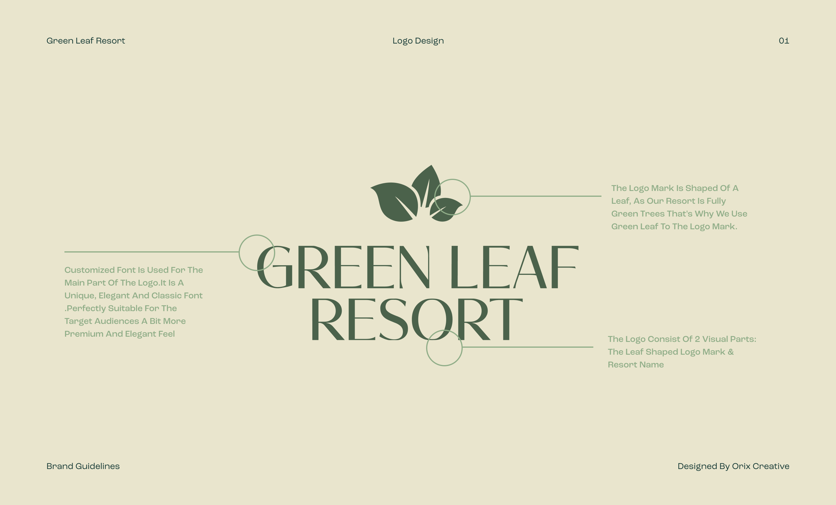 Green Leaf Resort Brand Identity. by Orix Creative on Dribbble
