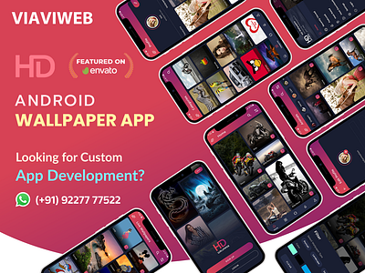 Android Wallpapers App | HD Wallpapers App | VIAVIWEB android app development android wallpaper app ui android wallpapers app androidappdevelopment codecanyon elite author envato market mobile app development viaviweb viaviwebtech wallpaper android app wallpaper app wallpaper app ui wallpaper app uiux wallpaperapp wallpapers app wallpapersapp