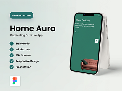 Captivating Furniture App app branding design figma illustration redesign ui ux website