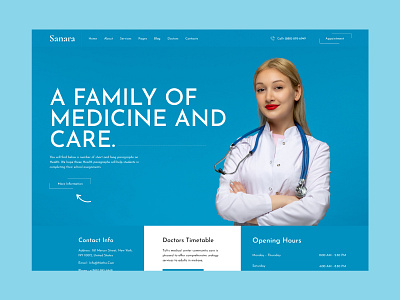 personal healthcare doctor website app design graphic design typography ui ux