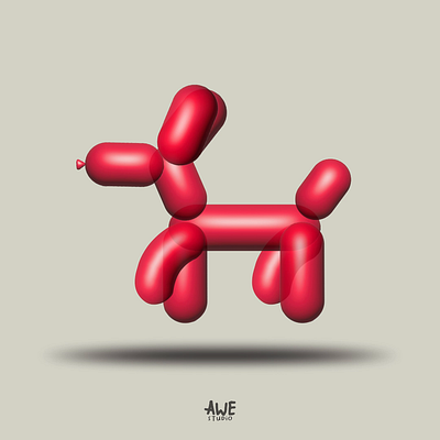 Balloon Doggy 3d animation design graphic design illustration motion graphics