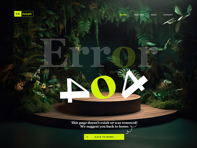 404 Error Design 404 404 error creative 404 page design error 404 error page graphic design illustration typography ui uiux web design wrong page
