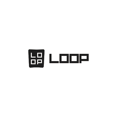 LOOP logo mark. branding design graphic design illustration logo