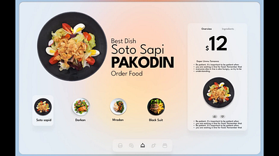 Start your food journey today! adobe photoshop animation behance branding dinner website dribble eating famoues design fast food website figma food landing page food ui glass ui graphic design idea landing page pintrest top design ui ux idea update design