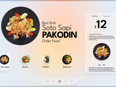 Start your food journey today! adobe photoshop animation behance branding dinner website dribble eating famoues design fast food website figma food landing page food ui glass ui graphic design idea landing page pintrest top design ui ux idea update design